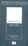 Memento Administrativo 2007-2008