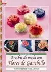 Broches de Moda con Flores de Ganchillo