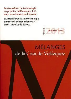 Les Transferts de Technologie Au Ier Millénaire Av. J. -C. Dans le