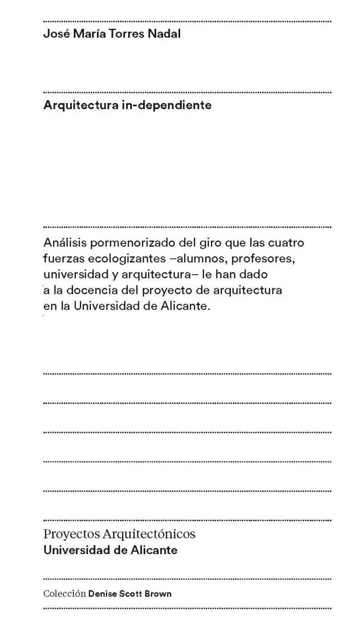 Arquitectura In-Dependiente