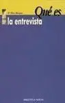 Qué Es la Entrevista