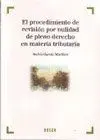 Procedimiento de Revision por Nulidad Pleno Derecho M. t