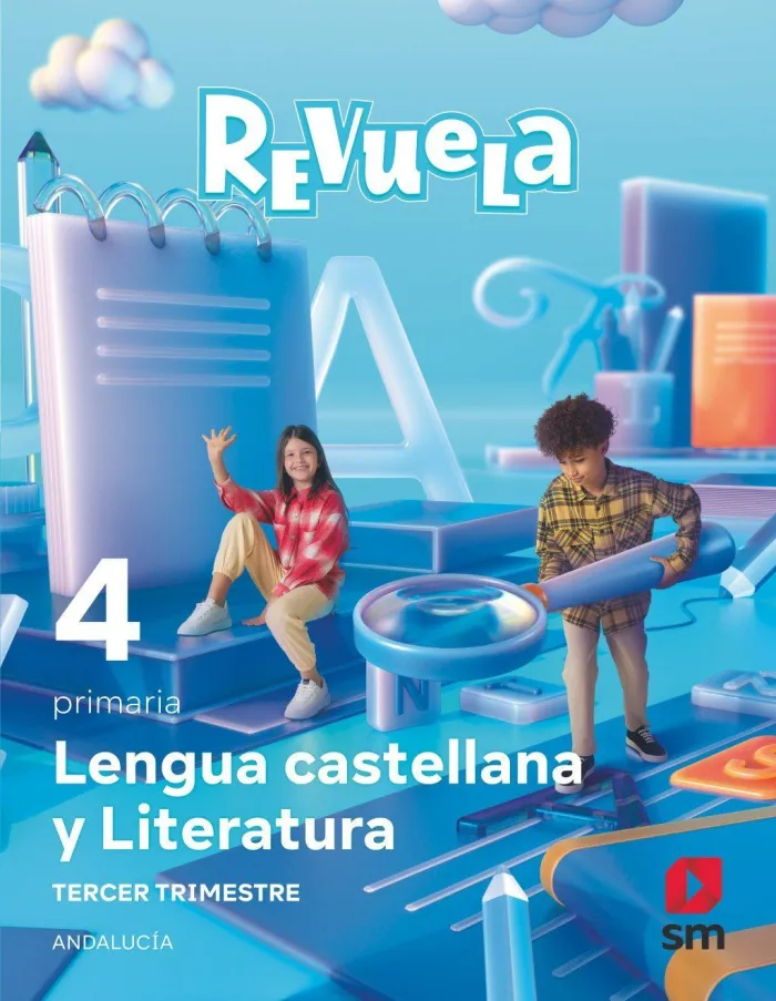Lengua Castellana y Literatura. 4 Primaria. Revuela. Trimestres. Andalucía