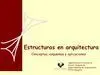 Estructuras en Arquitectura Cd