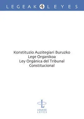 Konstituzio Auzitegiari Buruzko Lege Organikoa. Ley Org Nica del Tribunal Consti