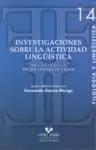 Investigaciones Sobre Actividad Linguistica