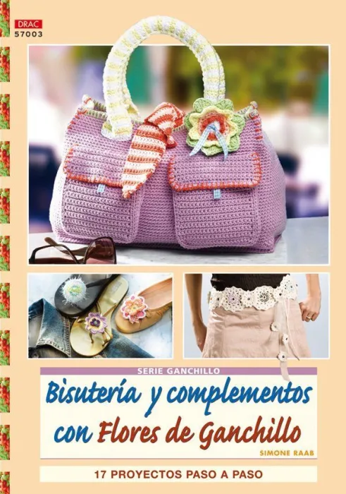 Bisutería y Complementos con Flores de Ganchillo