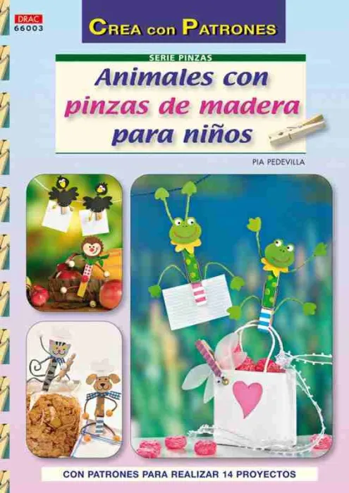 Animales con Pinzas de Madera para Niños