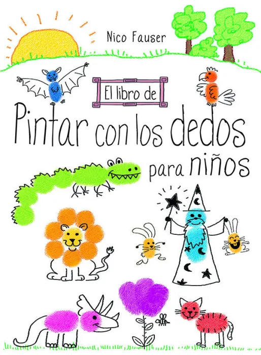 El Libro de Pintar con los Dedos para Niños