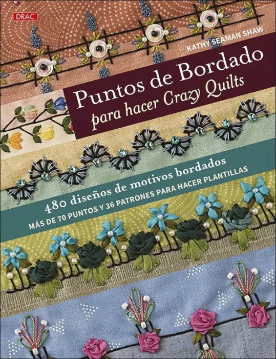 Puntos de Bordado para Hacer Crazy Quilts