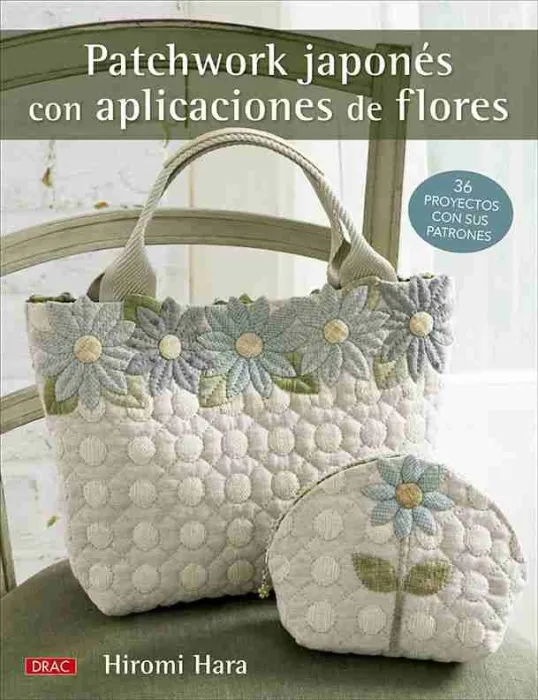 Patchwork Japonés con Aplicaciones de Flores