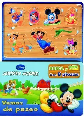 Mickey Mouse. Busca y Pon