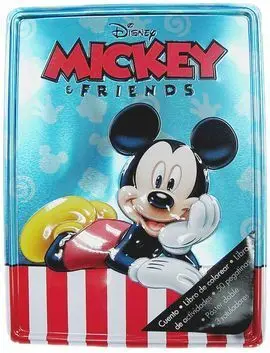 Mickey y Sus Amigos. Caja Metalica