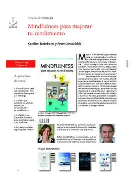 Mindfulness para Mejorar tu Rendimiento
