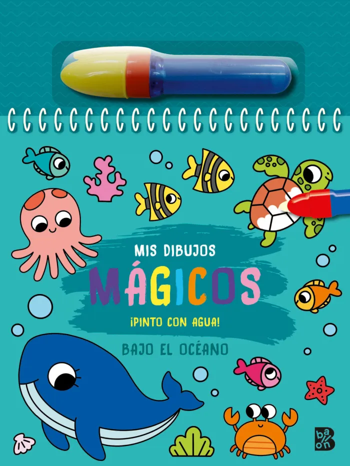 Pinto con Agua-Bajo el Océano