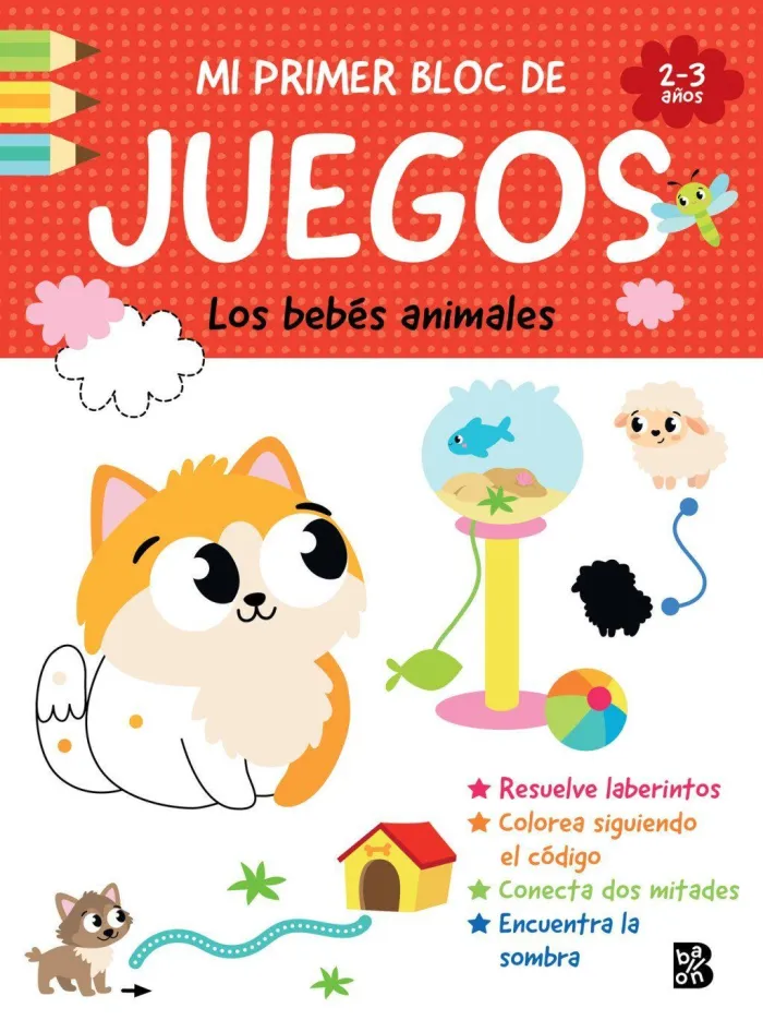 Mi Primer Bloc de Juegos- los Bebés Animales