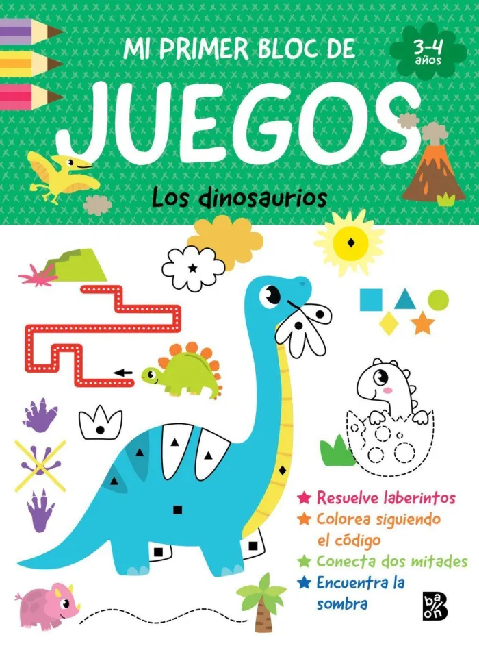 Mi Primer Bloc de Juegos- los Dinosaurios