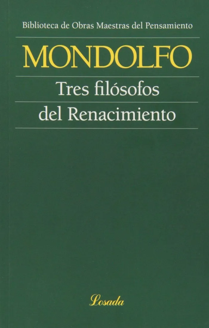 Tres Filosofos del Renacimiento