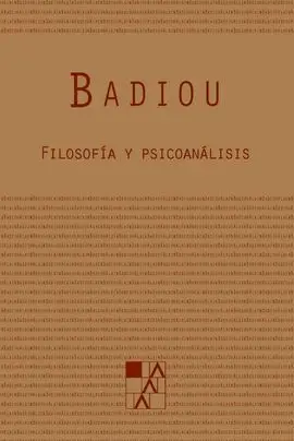Filosofia y Psicoanalisis