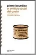 El Sentido Social del Gusto