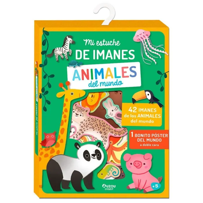 Mi Estuche Imanes:animales Mundo *** Auzou ***
