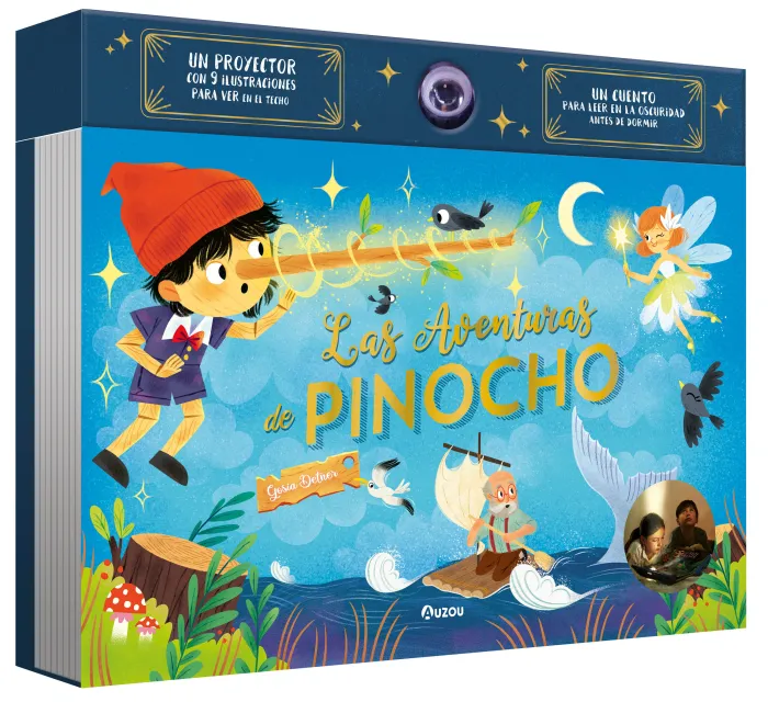 Pinocho. Libro Proyector Luz. auz