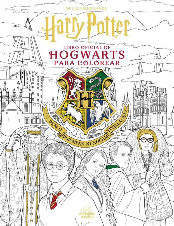Harry Potter. El Libro Oficial de Hogwarts para Colorear