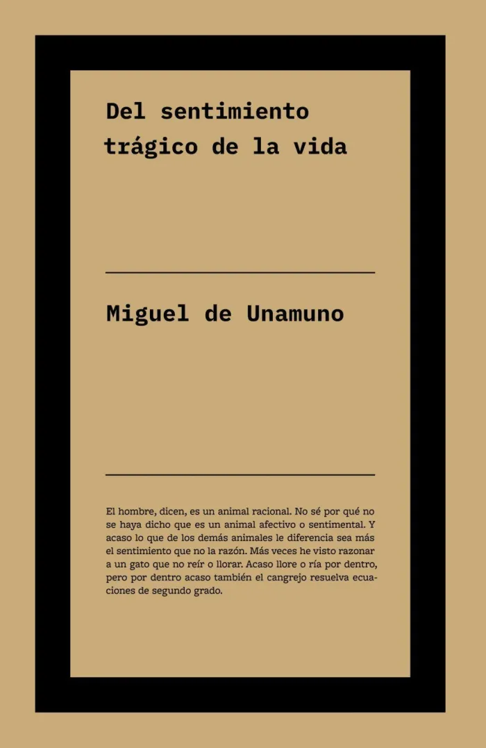 Del Sentimiento Trágico de la Vida