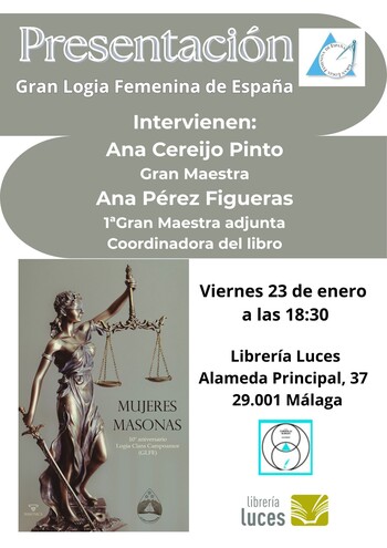 Presentación de «Mujeres Masonas», de la Asociación Cultural Femenina Clara Campoamor
