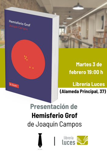 Presentación de «Hemisferio Grof», de Joaquín Campos.