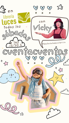 Sábado de Cuentacuentos con Vicky (Desfachatado Colibrí)